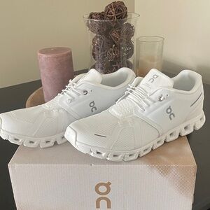 On Running Men's White Cloud Sneakers